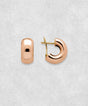 Shell earrings in 18K rose gold – sculptural seashell-inspired fine jewelry earrings